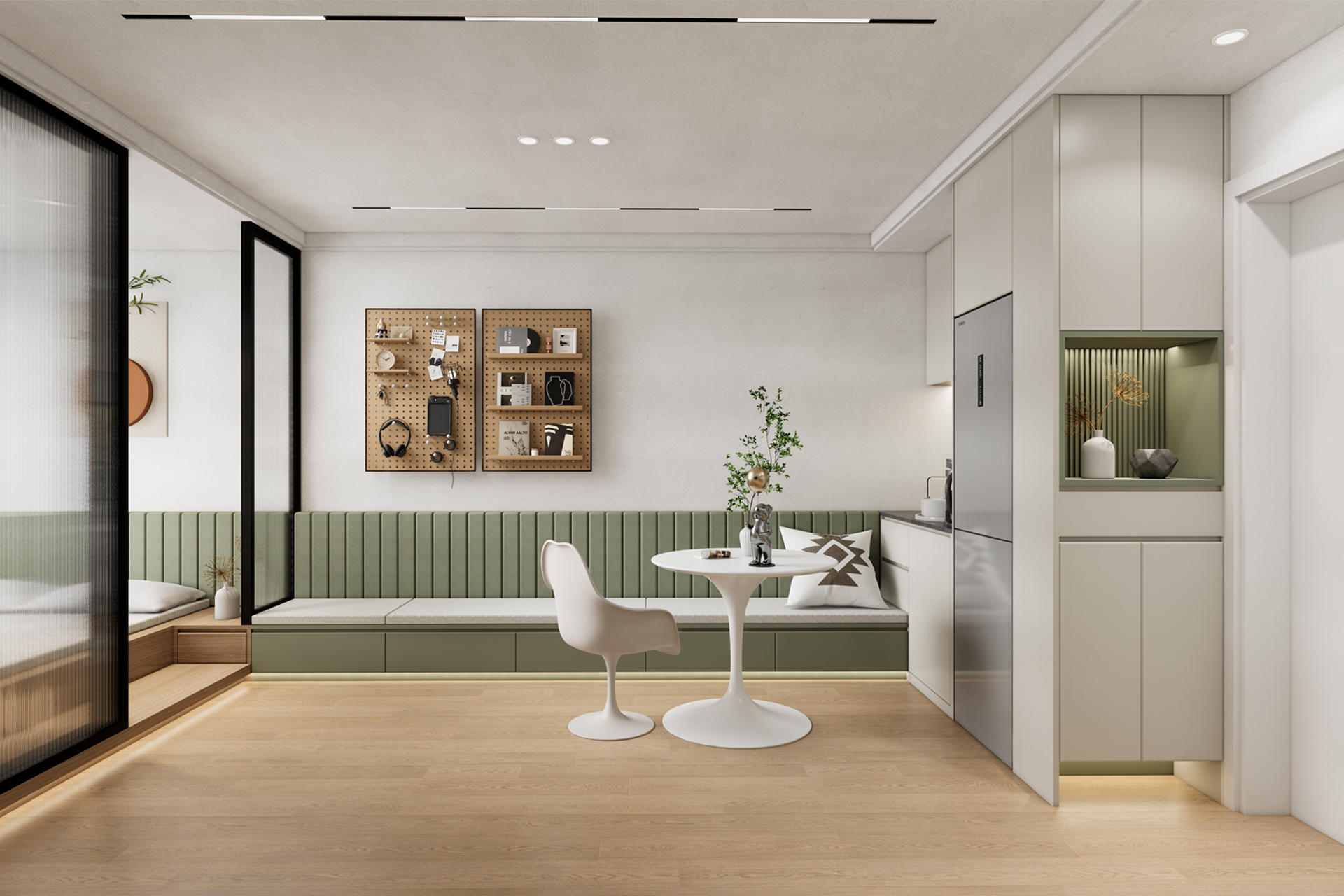 东涌裕雅苑丨每寸空间的极致利用  惊艳的一抹绿色